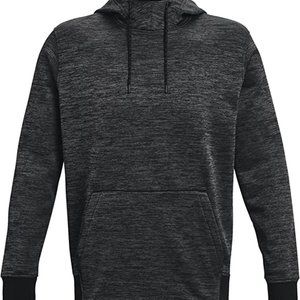 UNDER ARMOUR UA Twist Fleece Hoodie Black Grey Medium